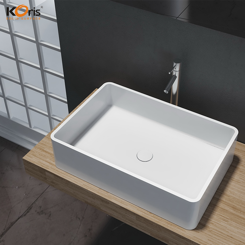 Pias de banheiro acrílicas de design novo