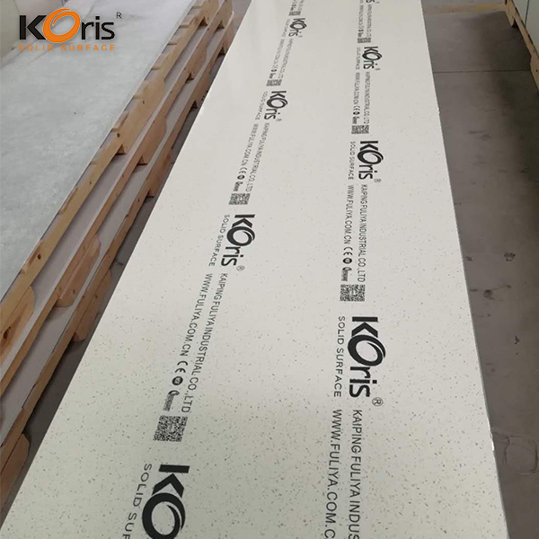 Bancada de Superfície Sólida Branco Acrílico Multicolor Formica Bancada de Superfície Sólida