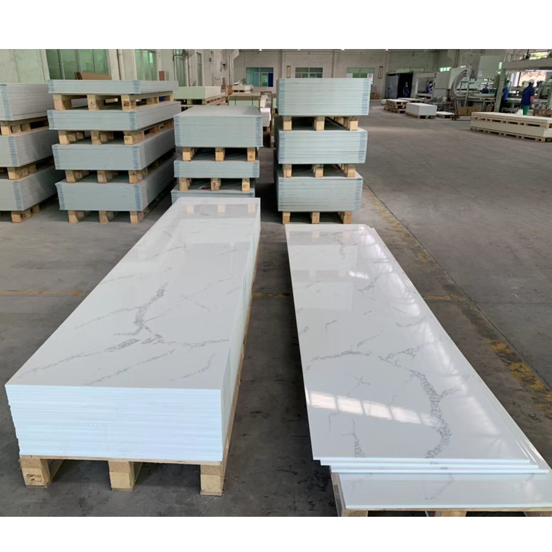 Resina PMMA Branco Superfície Sólida Anti Luz Ultravioleta Pedra Artificial Para Bancada