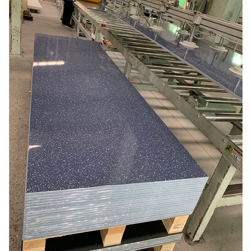 Resina de pedra acrílica azul seixo cor Staron para folha de superfície sólida