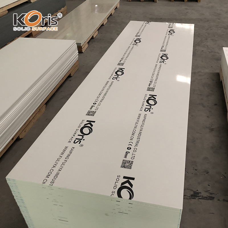 Laje grande de fábrica de superfície sólida para bancadas de cozinha Materiais de bancada de superfície sólida