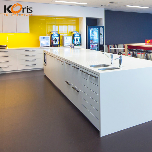 Personalizar a cor da bacia de superfície sólida acrílica/bancadas de cozinha de pedra artificial