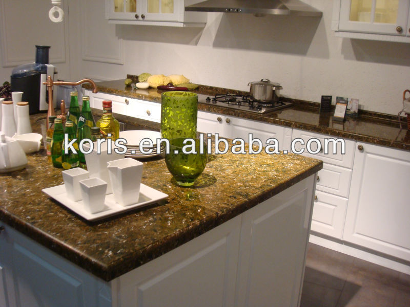 Bancada de cozinha de superfície sólida de pedra artificial Koris