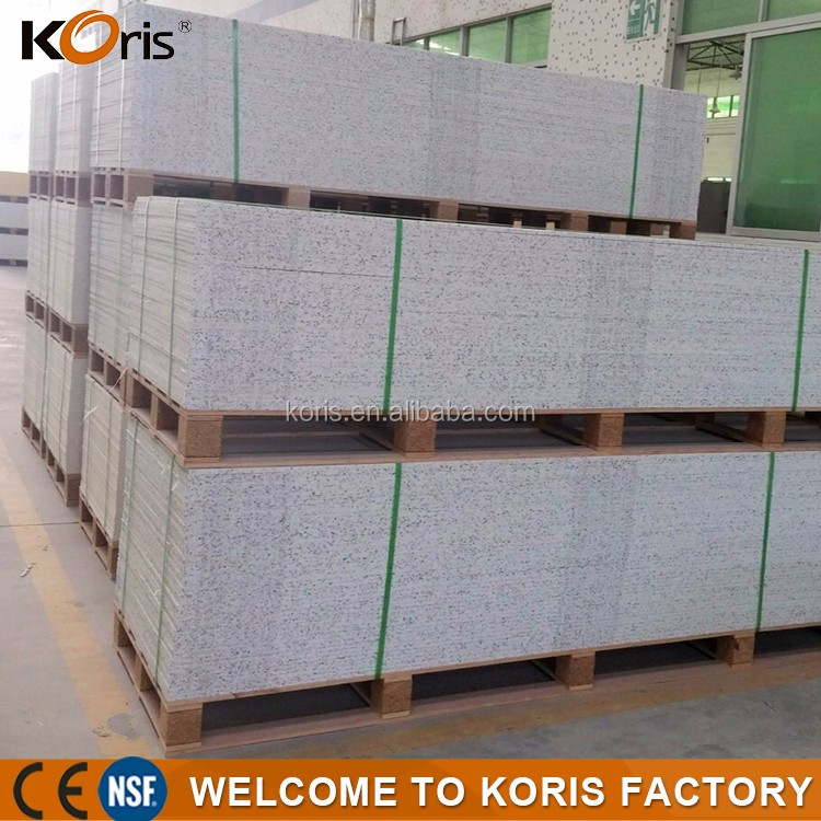 Bancadas de Superfície Sólida de Mármore Branco Acrílico Placa Balcão de Acrílico Pedra