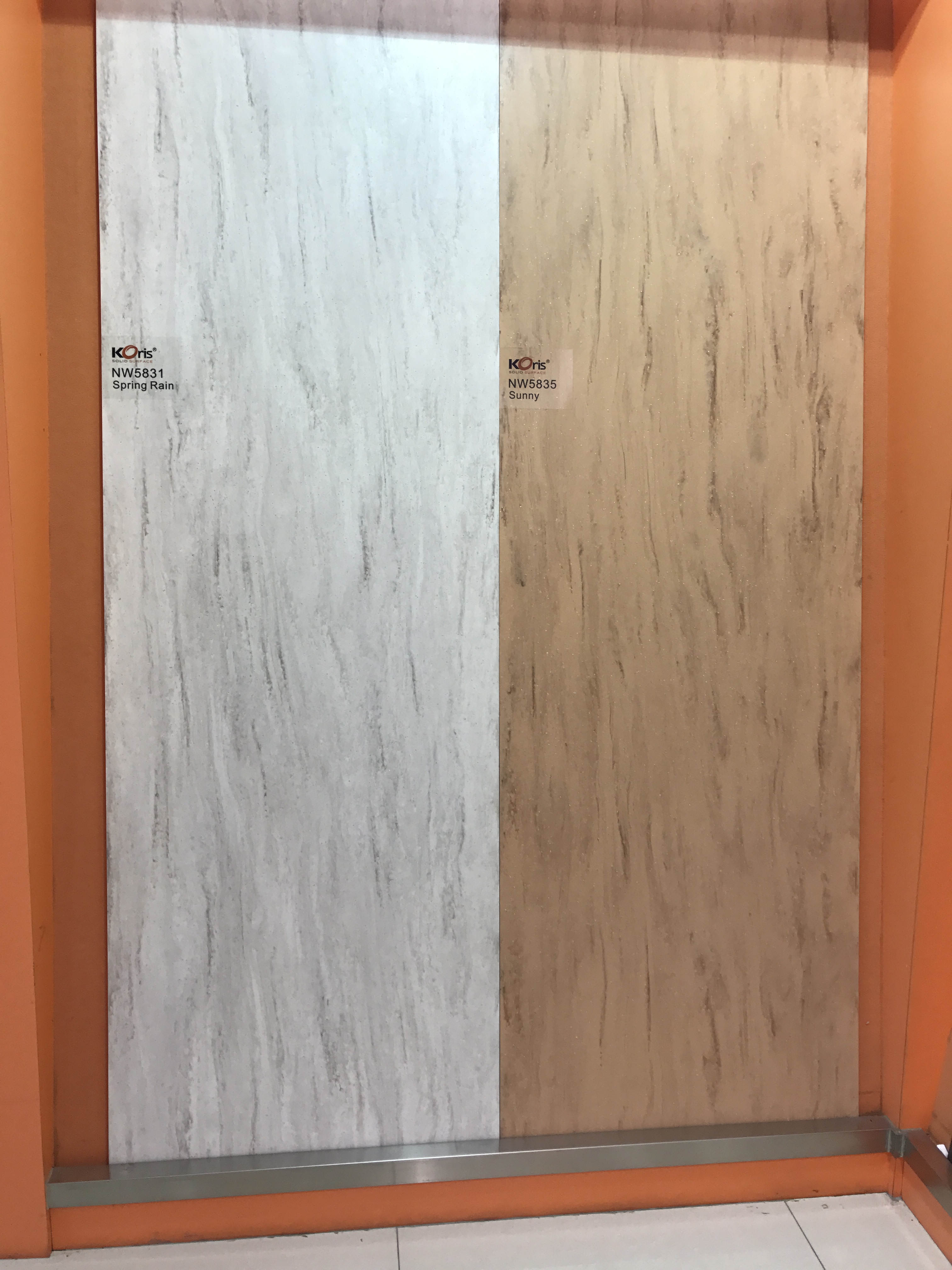 Mais de 200 cores por cor personalizada e grande forma de pedra em forma de pedra acrílica Staron Superfície Sólida
