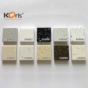 Superfície Sólida Acrílica Decorativa de Construção/Mármore Artificial/com Várias Cores