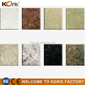 2016 koris material de superfície sólida/china mármore de pedra artificial