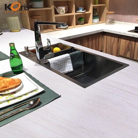 China fabrica painéis de cozinha industrial de folha de superfície sólida acrílica