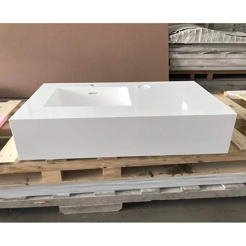 Pia acrílica Corian nova cor China grande laje