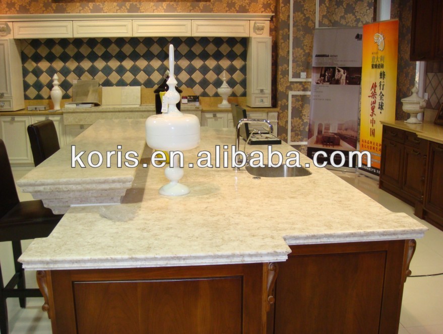 Bancada de cozinha de superfície sólida de pedra artificial Koris