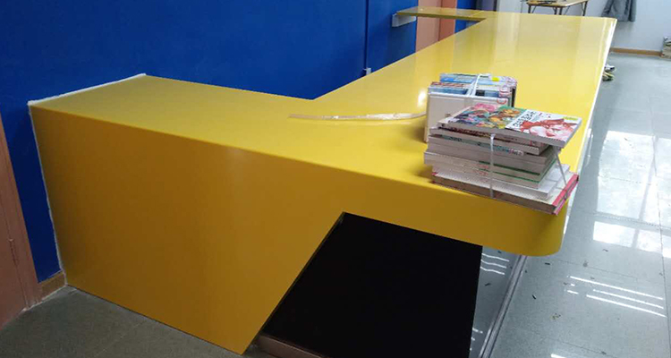 100% puro acrílico folha de superfície sólida textura mármore bancadas de cozinha LG