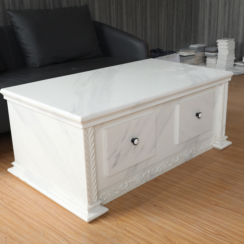 Koris preço de fábrica 12x760x3660mm pedra artificial mármore acrílico para tampo de vaidade