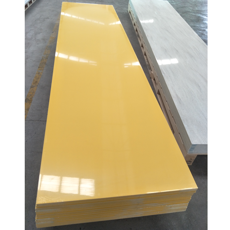 Pia acrílica Corian nova cor China grande laje