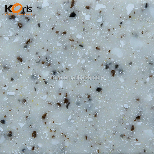 Folha de pedra artificial folha de superfície sólida Akrillik Quartz Surface