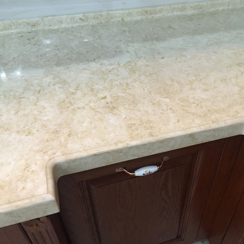 Painel de pedra resistente a manchas de superfície sólida de cor moderna para bancadas de superfície sólida preta