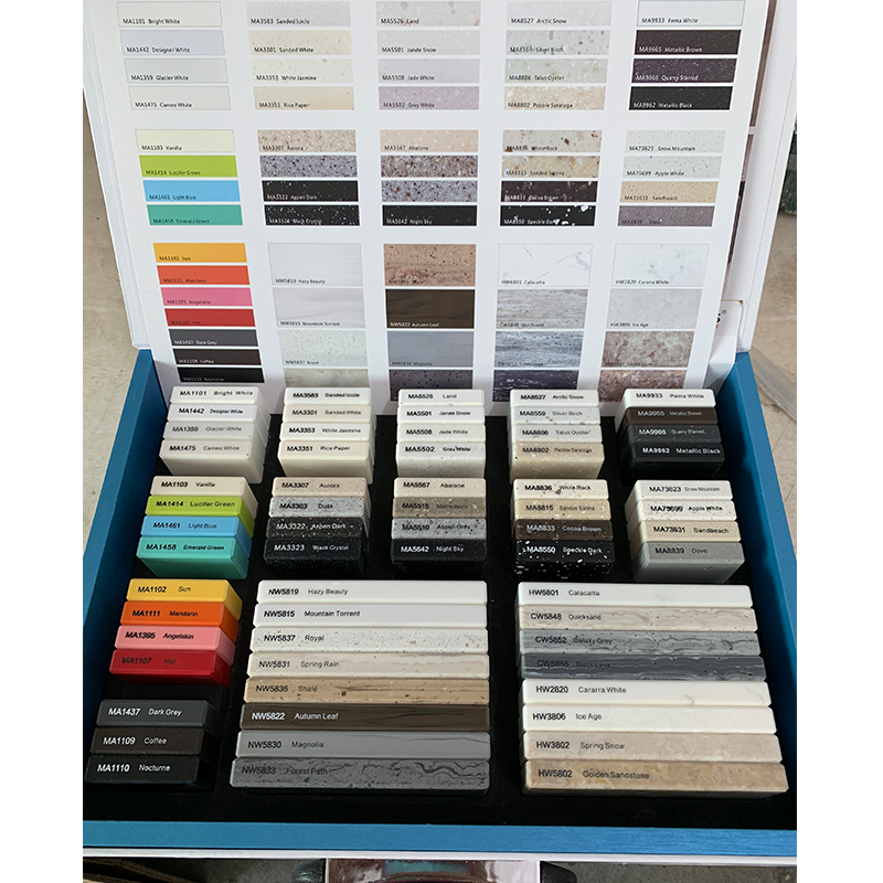 Folha de mármore de superfície sólida de qualidade coreana 6-30mm Dupont Corian para bancada