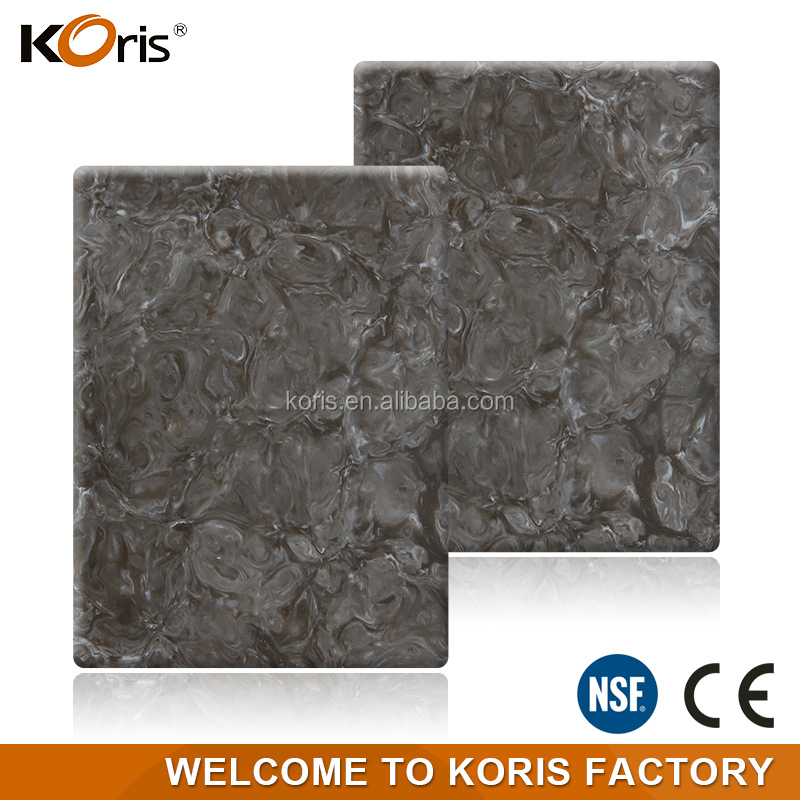China Koris Preço de Fábrica Termoformagem Resistência ao Calor Pedra de Mármore Artificial à Prova de Fogo para Material de Construção
