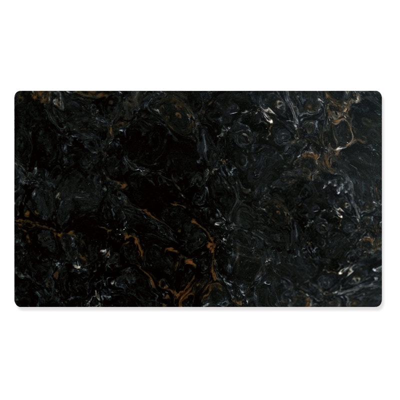 Superfície Sólida Modificada Personalizar Cor Junta Sem Costura Superfície Sólida de Poliéster Para Balcão