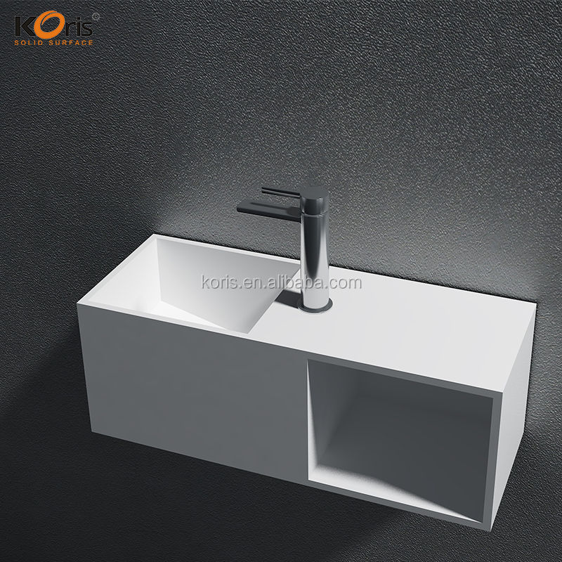 Pias de banheiro acrílicas de design novo
