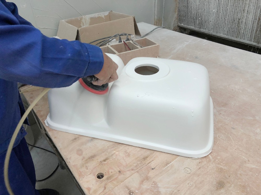 Pias de banheiro de material acrílico para banheira de superfície sólida
