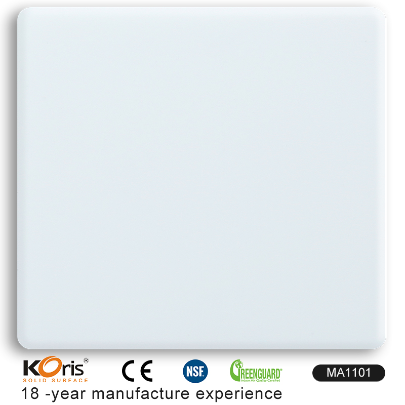 Bancada de Superfície Sólida Branco Acrílico Multicolor Formica Bancada de Superfície Sólida