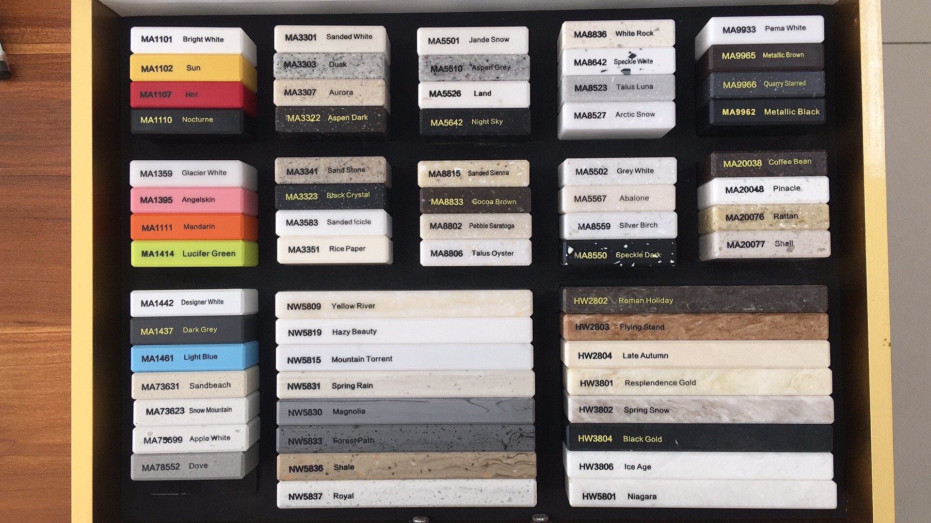 Pedra projetada/multicolorida para bancadas e bancadas e bancada de cozinha/superfícies sólidas