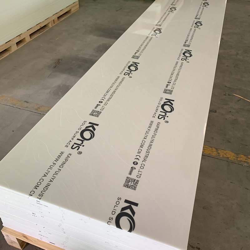 Bancada de cozinha 6-30mm 100% acrílico puro superfície sólida bancadas de mármore de linho