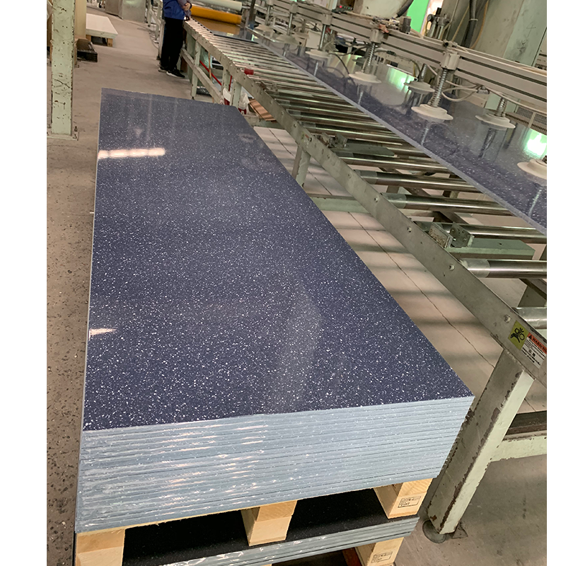 Resina de pedra acrílica azul seixo cor Staron para folha de superfície sólida