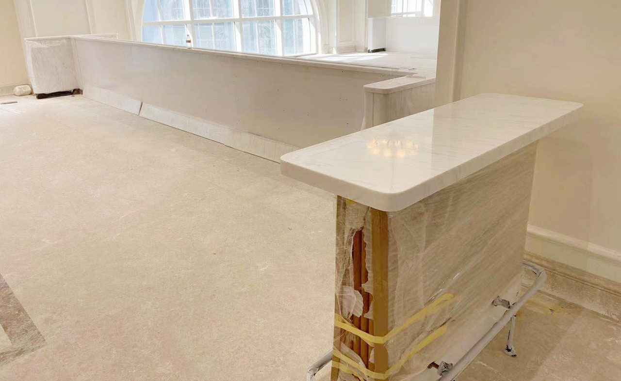 Ariston branco pedra artificial mármore cor superfície sólida HW6804