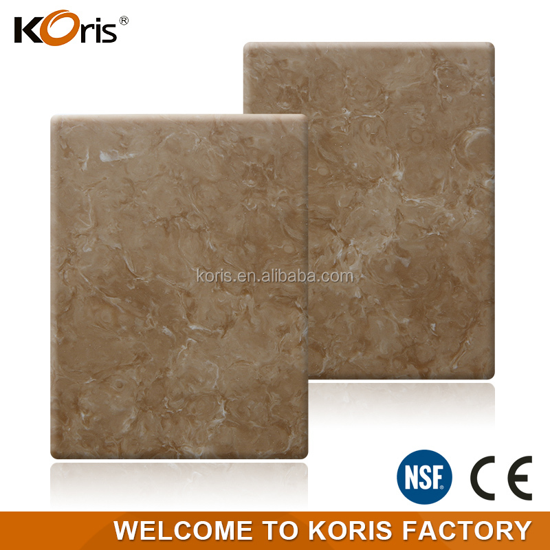China Koris Preço de Fábrica Termoformagem Resistência ao Calor Pedra de Mármore Artificial à Prova de Fogo para Material de Construção