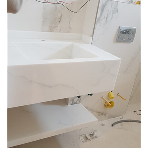 Staron VM114 Combinar Cor Mármore Artificial para Bancada de Banheiro