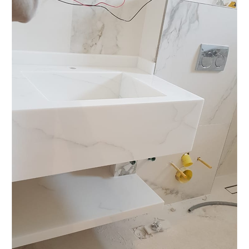 Staron VM114 Combinar Cor Mármore Artificial para Bancada de Banheiro