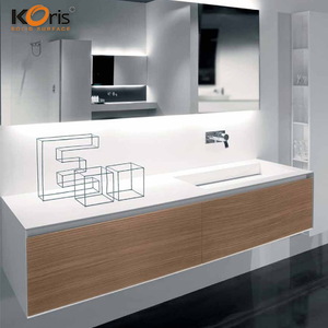 Folhas de superfície sólida Koreis/pedra acrílica tipo mármore artificial tamanho 2440*760mm/3660x760mm