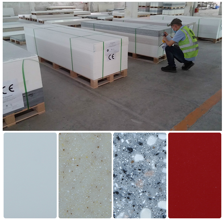 Bancada de granito de cozinha modular de design profissional de baixo preço