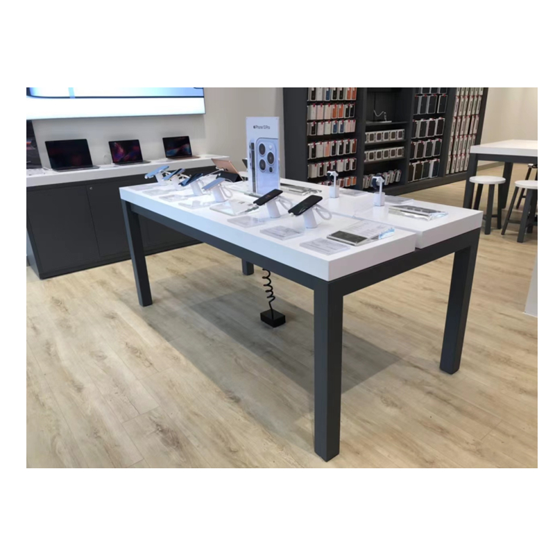 Folha de superfície sólida para bancada da Apple Store